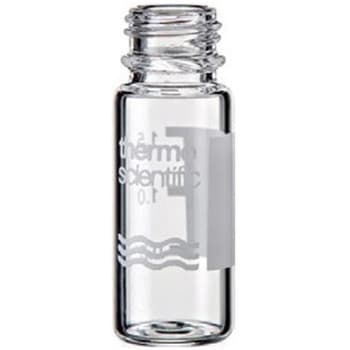 スクリューバイアル(9-425)透明 ラベル付 SureStop 2mL 高品質ガラス 6PSV9-1シリーズ Thermo Fisher Scientific