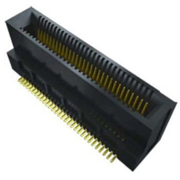 MEC6 0.635mmピッチ 40極 2列 ライトアングル SMT メス カードエッジコネクタ 1セット 2個入 SAMTEC
