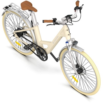 Air bike 電動アシスト自転車 ベージュ AIR 28 PRO 26型 自動2段変速機能付き電動アシスト自転車 【組立整備