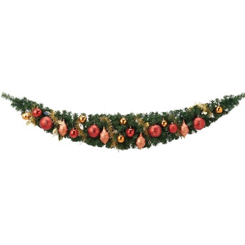 冬装飾 クリスマス飾り デラックスガーランド ストア・エキスプレス