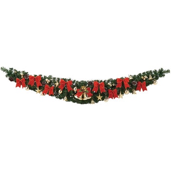 冬装飾 クリスマス飾り スワッグガーランドセット ストア・エキスプレス