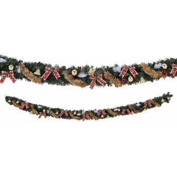 冬装飾 クリスマス飾り ストレート ガーランドセット ストア・エキスプレス