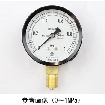 普通形圧力計(Φ75)立形A枠 蒸気・耐振用 AC20-131シリーズ 長野計器