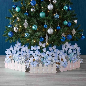 冬装飾 クリスマス飾り ウィンター垣根アレンジ ストア・エキスプレス