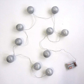 冬装飾 クリスマスツリー飾り イルミネーション LEDガーランドライト10球 ストア・エキスプレス