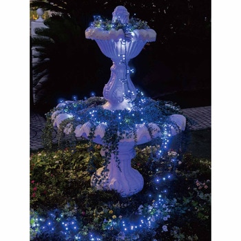 冬装飾 クリスマスツリー飾り イルミネーション LED300球 ストレートライト ストア・エキスプレス