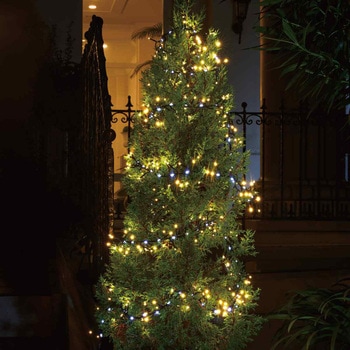 冬装飾 クリスマス イルミネーション ストリーマーエフェクトライト LED 300球 ストア・エキスプレス