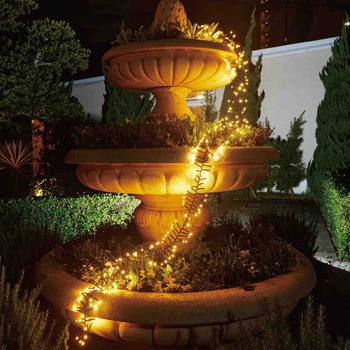 冬装飾 クリスマス イルミネーション スパークリングライト ぷちぷちLED 300球 ストア・エキスプレス