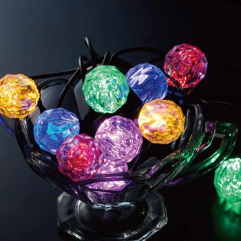 冬装飾 クリスマス イルミネーション ジュエリーガーランドライト LED 10球 ストア・エキスプレス