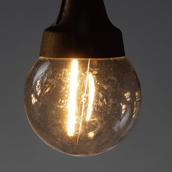 冬装飾 クリスマス イルミネーション フィラメントボールライト LED 12球 ストア・エキスプレス