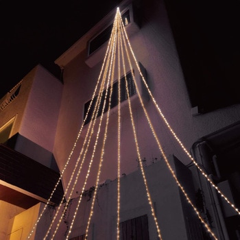 冬装飾 クリスマス イルミネーション ドレ―プライト(15m) LED 2304球 ストア・エキスプレス