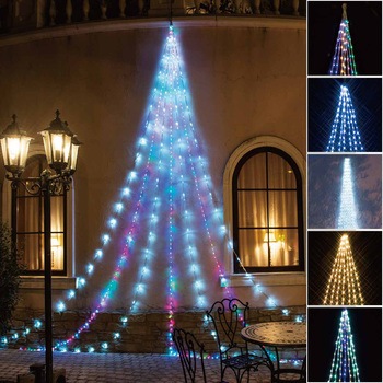 冬装飾 クリスマス イルミネーション ドレープライト(5m) LED 672球 ストア・エキスプレス