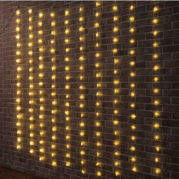 冬装飾 クリスマス イルミネーション LEDロングカーテンライト ストア・エキスプレス