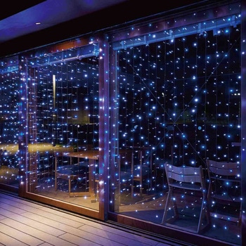 冬装飾 クリスマス イルミネーション ギャラクシーカーテンライト LED 400球 - ストア・エキスプレス
