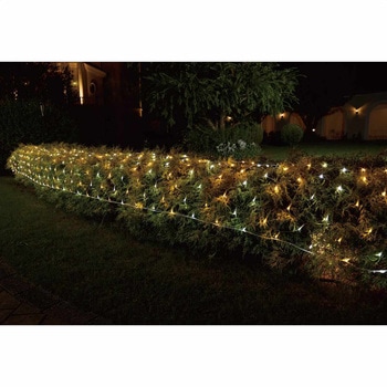 冬装飾 クリスマス イルミネーション LEDロングネットライト ストア・エキスプレス