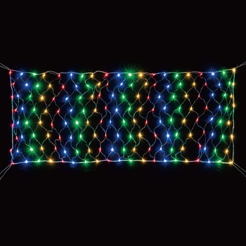 冬装飾 クリスマス イルミネーション ネットライト LED 160球 ストア・エキスプレス