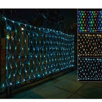 冬装飾 クリスマス イルミネーション ネットライト LED 160球 ストア・エキスプレス