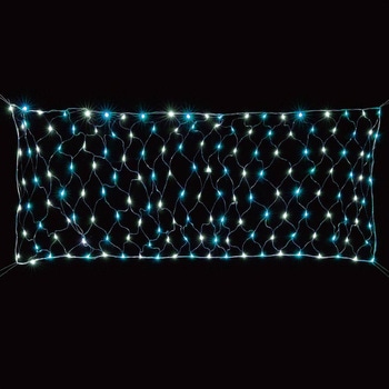 冬装飾 クリスマス イルミネーション ネットライト LED 160球 ストア・エキスプレス