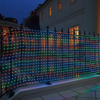 冬装飾 クリスマス イルミネーション スーパーネットライト LED 800球 ストア・エキスプレス