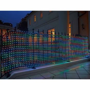 冬装飾 クリスマス イルミネーション スーパーネットライト LED 800球 ストア・エキスプレス