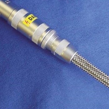 ヘラマンタイトン ケーブルシールド 10mm 黒、グレー PET ニッケルめっき銅 1巻 50m入 ヘラマンタイトン(タイトン)