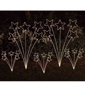 冬装飾 クリスマス イルミネーション LEDノルディックスターライト ストア・エキスプレス