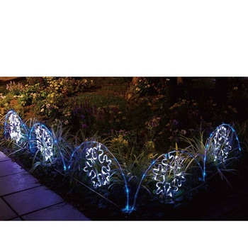 冬装飾 クリスマス イルミネーション LED 5連チューブライト スノーアーチ ストア・エキスプレス