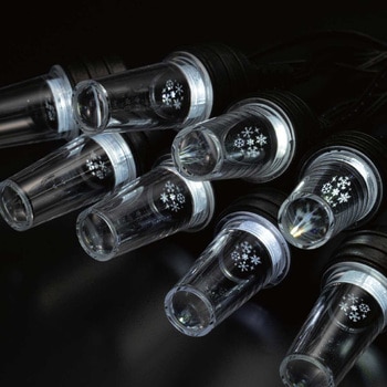 冬装飾 クリスマス イルミネーション ハンギングプロジェクターストリングライト LED 8球 ストア・エキスプレス