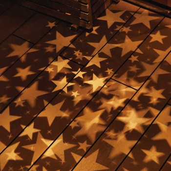 冬装飾 クリスマス イルミネーション ハンギングプロジェクターストリングライト LED 8球 ストア・エキスプレス