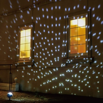 冬装飾 クリスマス イルミネーション スノーフォール LEDプロジェクターライト ストア・エキスプレス