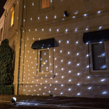 冬装飾 クリスマス イルミネーション スノーフォーリング LEDプロジェクターライト ストア・エキスプレス