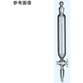分液ロート円筒型(PTFE コック) 161シリーズ 日本理化学器械(NRK)