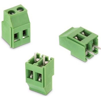 基板用端子台 2535シリーズ 5.08mmピッチ 1列 2極 緑 1袋 250個入 WURTH ELEKTRONIK