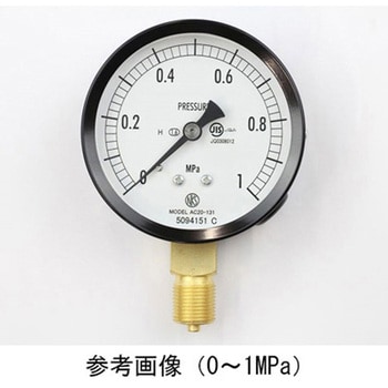 普通形圧力計(Φ75)立形A枠 耐熱用 AC20-131シリーズ 長野計器