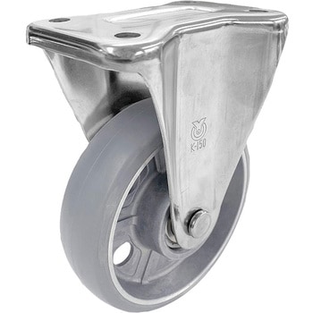 プレート式 固定 ステンレスキャスター アルティメットウレタン Jタイプ SUS-K2型 ユーエイキャスター