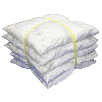 中古ウエス 白メリヤスウエス W0220 日光物産(NIKKO)