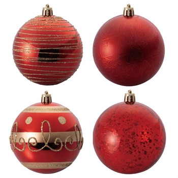 冬装飾 クリスマス用品 オーナメントボール 直径8cm ストア・エキスプレス