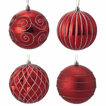 冬装飾 クリスマス用品 オーナメント プラスチックボール 直径10cm ストア・エキスプレス