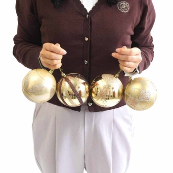 冬装飾 クリスマス用品 オーナメント プラスチックボール 直径10cm ストア・エキスプレス