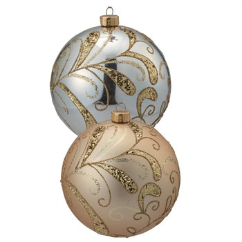 冬装飾 クリスマス用品 オーナメントボール 直径12cm ストア・エキスプレス