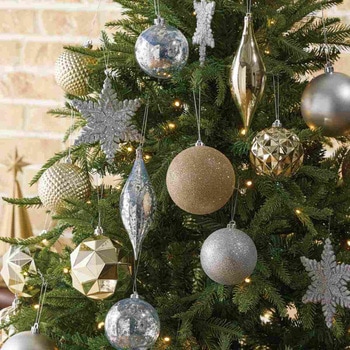 冬装飾 クリスマス用品 オーナメントセット 20個入 ストア・エキスプレス