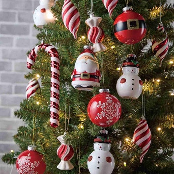 冬装飾 クリスマス用品 キャラクターオーナメント ストア・エキスプレス