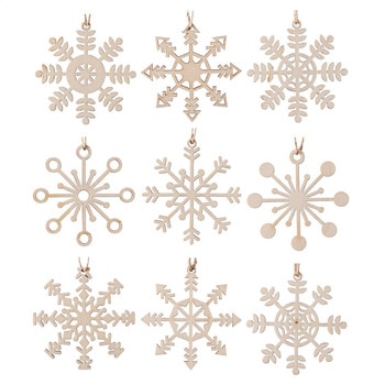 冬装飾 クリスマス用品 ウッドオーナメント 直径5.5cm ストア・エキスプレス