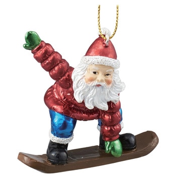 冬装飾 クリスマス用品 レジンサンタオーナメント ストア・エキスプレス
