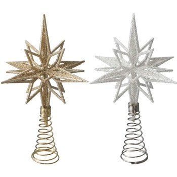 冬装飾 クリスマス用品 クリスマスツリートップ 高さ24cm ストア・エキスプレス