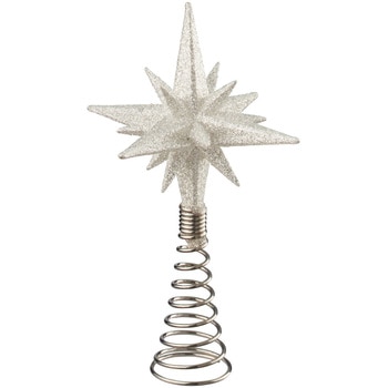 冬装飾 クリスマス用品 グリッター クリスマスツリートップ ストア・エキスプレス