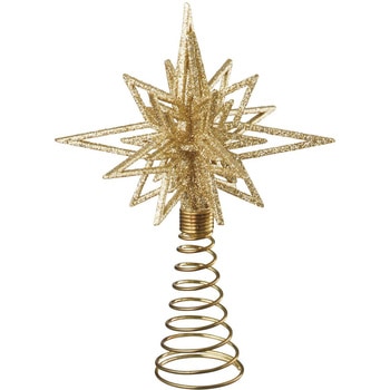 冬装飾 クリスマス用品 グリッター クリスマスツリートップ ストア・エキスプレス