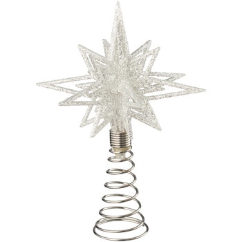 冬装飾 クリスマス用品 グリッター クリスマスツリートップ ストア・エキスプレス