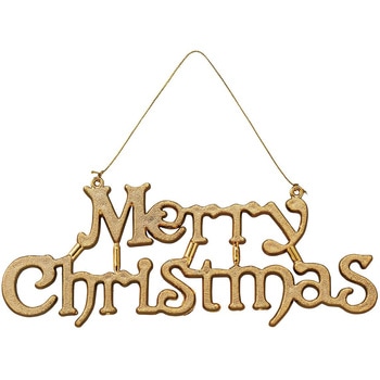 冬装飾 クリスマス用品 MerryChristmasタイトル ゴールド ストア・エキスプレス