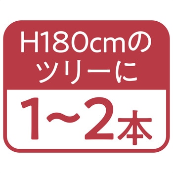 冬装飾 クリスマス用品 チャンキーモール 500cm ストア・エキスプレス